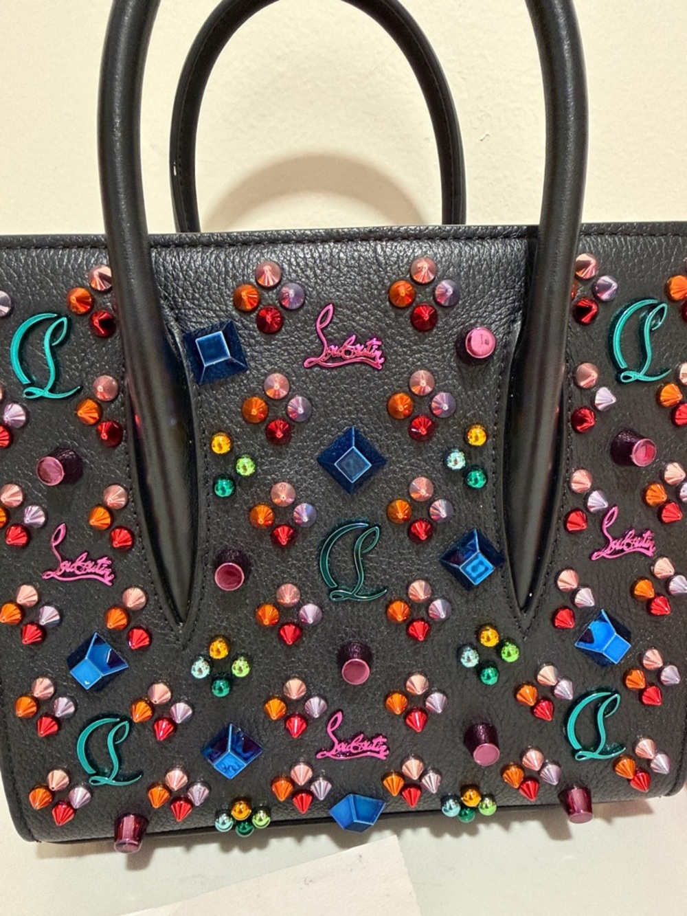 RARE Christian Louboutin Loubouthensky Paloma multicolored studs like new - Picture 3 of 9